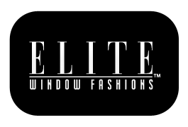 ELITE Window Fashions. Logo