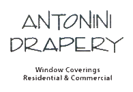 Antonini Drapery. Logo