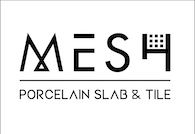 Mesh Porcelain Slab and Tile. Logo