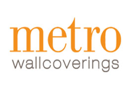 metro wallcoverings. Logo