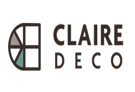 Claire Deco Drapery Hardware. Logo