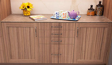 Vangarde Kitchen cabinetry, enhanced Ikea cabinets and hardware