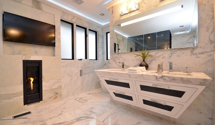 Marble bathroom renovation, Luxury bathroom design, Richmond Hill