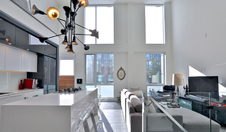 Condo small designer kitchen solution by DK & More, Toronto