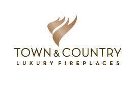 TOWN & COUNTRY LUXURY FIREPLACES. Logo