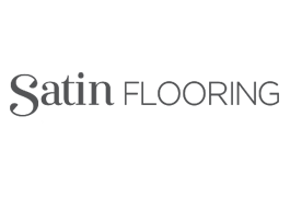 Satin Flooring. Logo