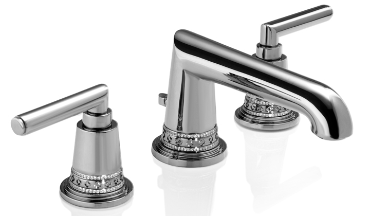 Silver  vanity faucet