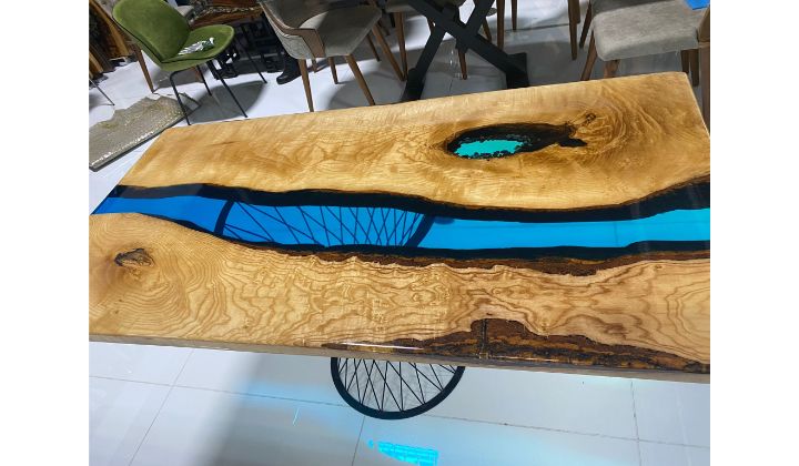 Epoxy Dining River Table