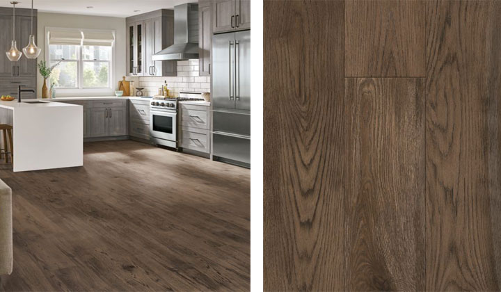 Crafted Oak Luxury Vinyl Tile by Armstrong Flooring Color: Bronzed Roots. Vinyl Tile that looks like Wood.