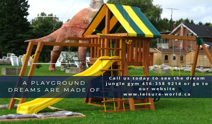 Bring the park to your home this summer with one of our playgrounds.