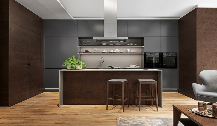 Modern European Kitchen Cabinets Hans Krug at Smart Idea Kitchens showroom, Vaughan