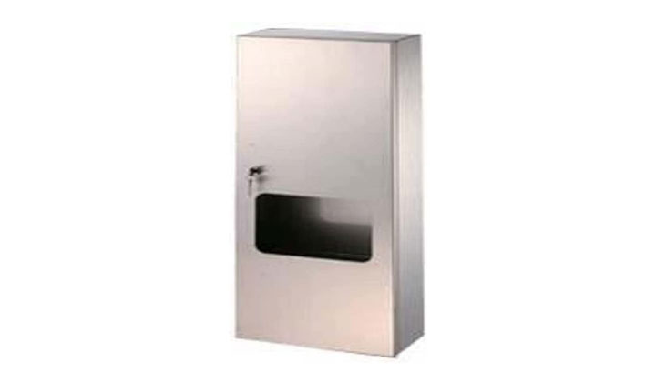 Sanital Commercial Washroom Supplies: Paper Towel Dispenser with Waste Receptacle