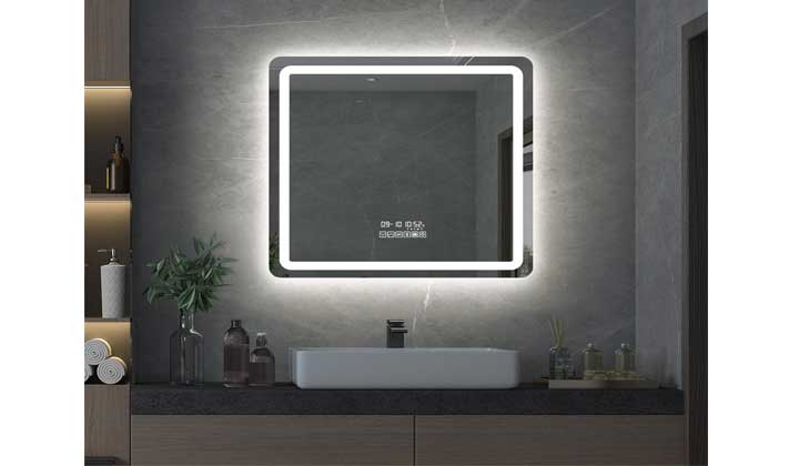 Square Smart LED Bathroom Mirror