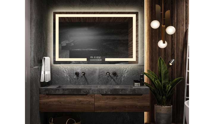 Frameless LED Lighting Bathroom Vanity Mirror